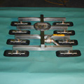 Custom Suction Foot, Spreader Bar with 8 Pads